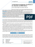 A Multivariate Analysis of Youth Violence and Aggression: The Influence of Family, Peers, Depression, and Media Violence