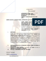 Modelo de Constitucion de Actor Civil en Proceso de Alimentos