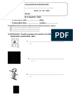 Evaluacion de Comunicacion