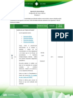 Agenda de Aprendizaje M3-1