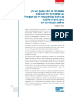 ¿Qué Pasó Con La Reforma Policial en Venezuela? Preguntas y Respuestas Básicas Sobre El Proceso en Su Etapa Púber