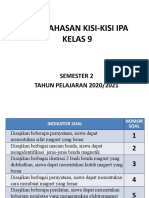 Kisi-Kisi Ipa 9