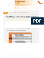 Andamio Cognitivo: Sesión 6: Unidad 2. Proyecto de Vida y Plan de Acción