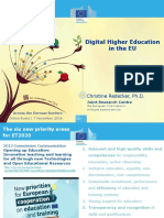 Digital Higher Education in The EU: Christine Redecker, PH.D