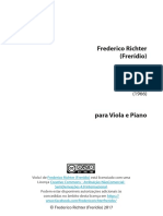 22 - Frederico Richter - Viola I, para Viola e Piano (Partitura e Partes)