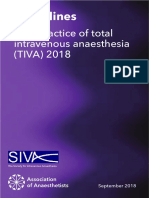 Guideline Safe Practice of Total Intravenous Anaesthesia (TIVA) 2018