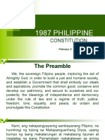 1987 PHILIPPINE CONSTITUTION KEY ARTICLES