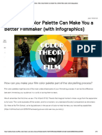 How A Film Color Palette Can Make You A Better Filmmaker (With Infographics)
