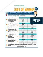 English 4 Unit 8 Grammar Adverbs of Manner