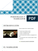 Personaje y Narrador