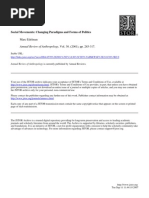 Changing Paradigms and Forms of Politics Edelman