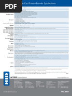 DTC400e Especificaciones Impresora de Credenciales