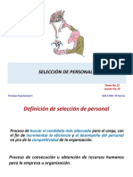 11. Selección de personal.