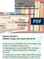 Ringkasan PKN Modul 1 Dan 2 A.N Asti Nurul Saeful (857101958)