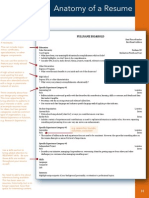Anatomy of a Resume