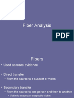 Fiber Analysis Techniques and Evidence