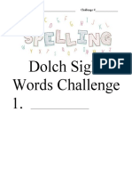 Spelling Challenge