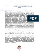 Programas Sociales Que Implementaron Los Presidentes de La Republiica