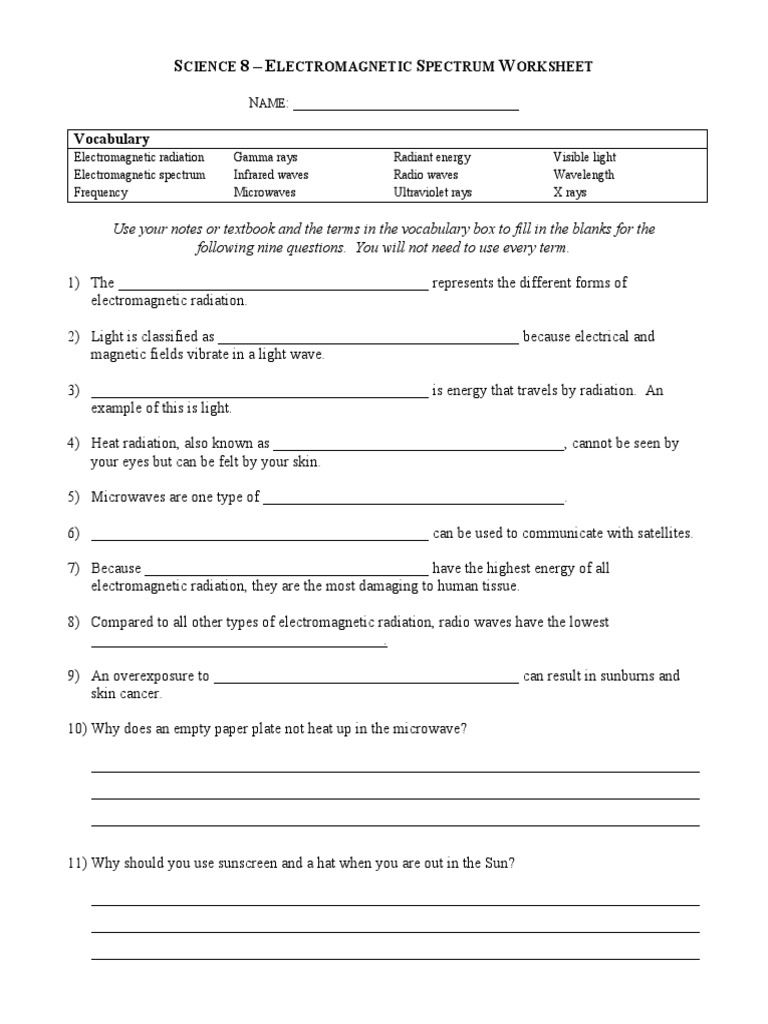 electromagnetic-spectrum-worksheet-pdf-electromagnetic-radiation-electromagnetic-spectrum