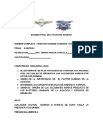 Examen Final de Actuacion Humana