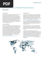 Download OPSWAT Antivirus and Peer to Peer Market Share Report - March 2011 by Elisse Lockhart SN50311513 doc pdf
