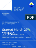 IT - Status Report Apr62021