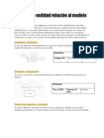 Del Modelo Entidad Relación Al Modelo Relacional