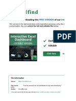 Interactive Excel Dashboard - Free Version