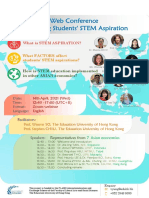 Poster_Web Conference on Promoting Students' STEM Aspiration