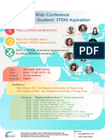 Poster - Web Conference On Promoting Students' STEM Aspiration