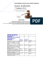 Remates Judiciales en el Estado de México