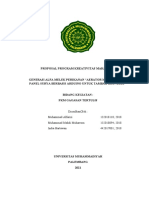 PROPOSAL PROGRAM KREATIVITAS MAHASISWA (Muhammad Alfarizi) (M. Mahdi Muharrom)