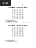 Super Teacher Word Search Puzzle | PDF | Word Search | Word Puzzles
