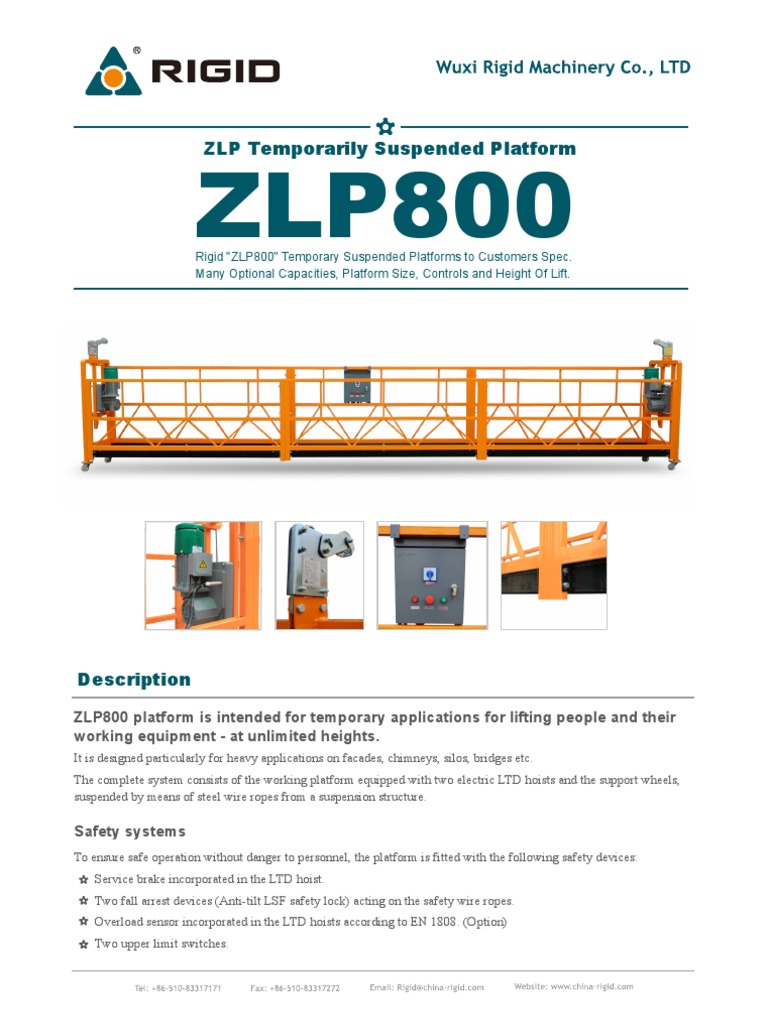 ZLP800 Catalogue 2 | PDF | Elevator | Vehicles