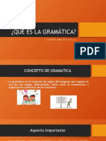 Qué Es La Gramática