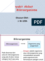 PPT Penyakit Akibat Agen Mikroorganisme