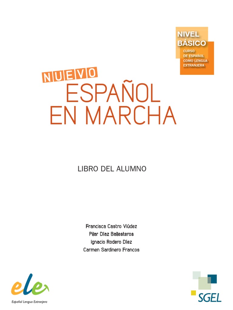Libro Espanol En Marcha Basico Gramatica Comunicacion Humana