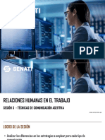 Sesión 3 - Técnicas de Comunicación Asertiva