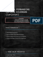 ANALISA PEMBANDING LAPORAN KEUANGAN (Lanjutan) - Pertemuan 4