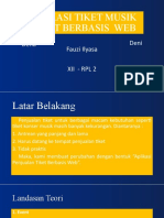 Aplikasi Indonesia Musik Event Berbasis Mobile Web