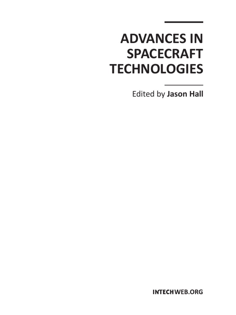 Advances In Spacecraft Technologies Pdf Docking And Berthing Of Spacecraft Attitude Control