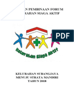 LAPORAN PEMBINAAN FORUM KELURAHAN SIAGA AKTIF 2018 - Kelurahan Subangjaya