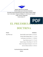 Grupo 1 - Preámbulo y La Doctrina Bolivariana - Producción Escrita