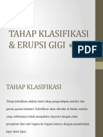 Anfis Tahap Klasifikasi & Erupsi Gigi