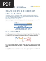 Download How To Create a Spreadsheet Formula in Excel Win by Joe Gaucho SN50314674 doc pdf