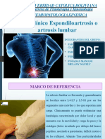 Caso Clinico Espomdiloartrosis Lumar