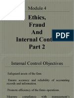 Ethics, Fraud and Internal Control