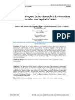 Sistema Interactivo para La Enseñanza de La Lectoescritura para Niños Con Implante Coclear