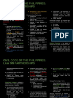 Civil Code of The Philippines: Law On Partnerships