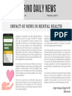 Coarino Daily News: Impact of News in Mental Health